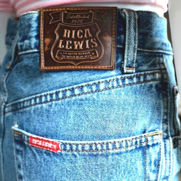 French Rica Lewis Denim Skirt Size 5 - Picture 1 of 11